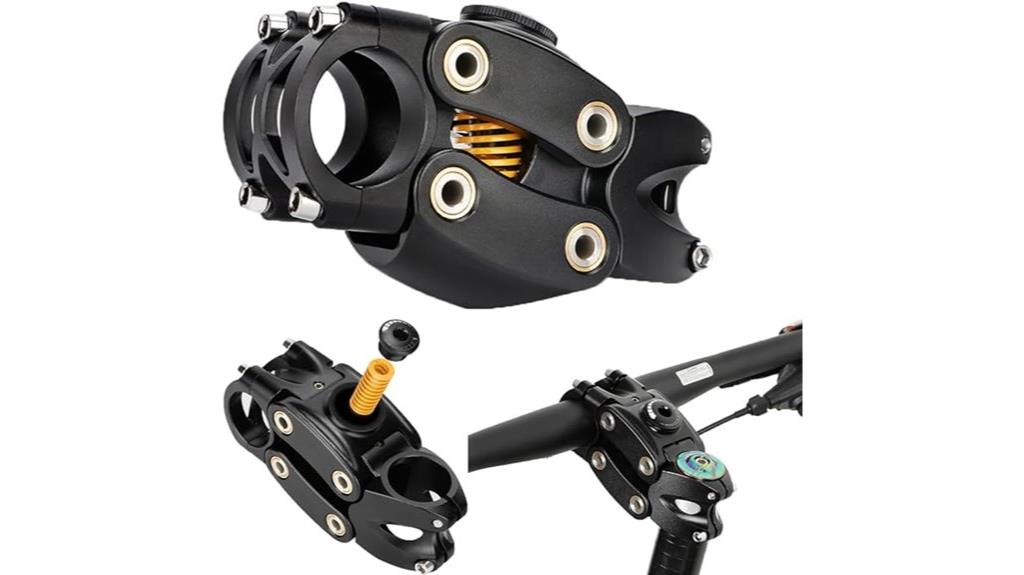 adjustable bicycle handlebar stem