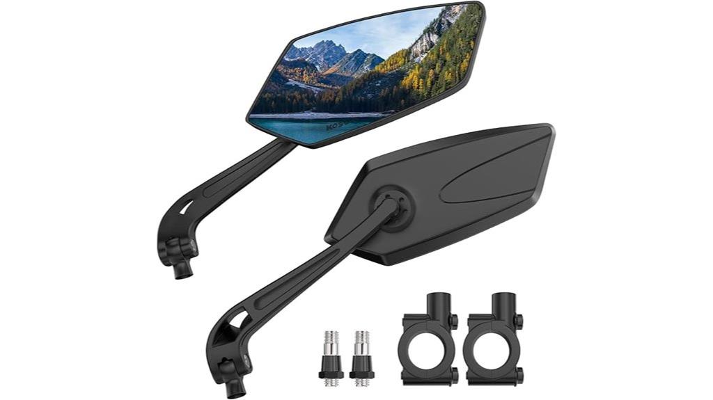 adjustable handlebars bike mirrors