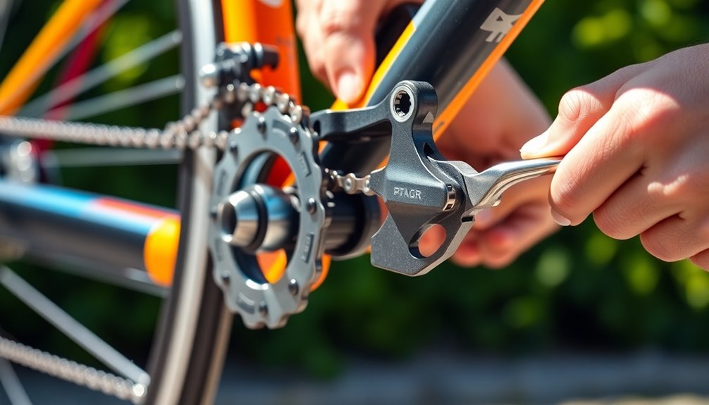 adjusting front derailleur properly