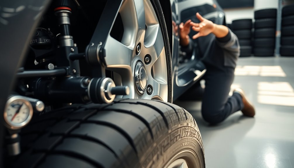 adjusting vehicle wheel alignment