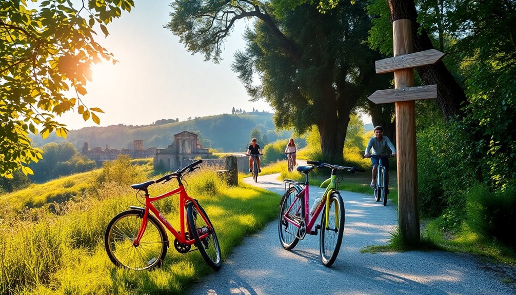 ancient appian way cycling