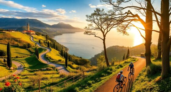 beautiful bike paths italy