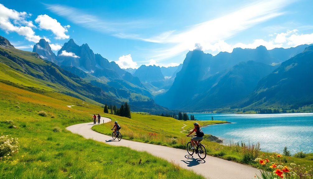 beautiful cycling trails trentino