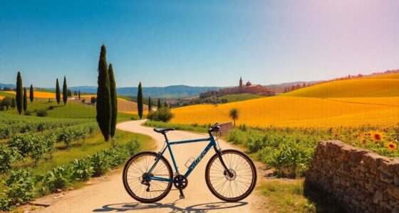 beautiful tuscany cycling routes