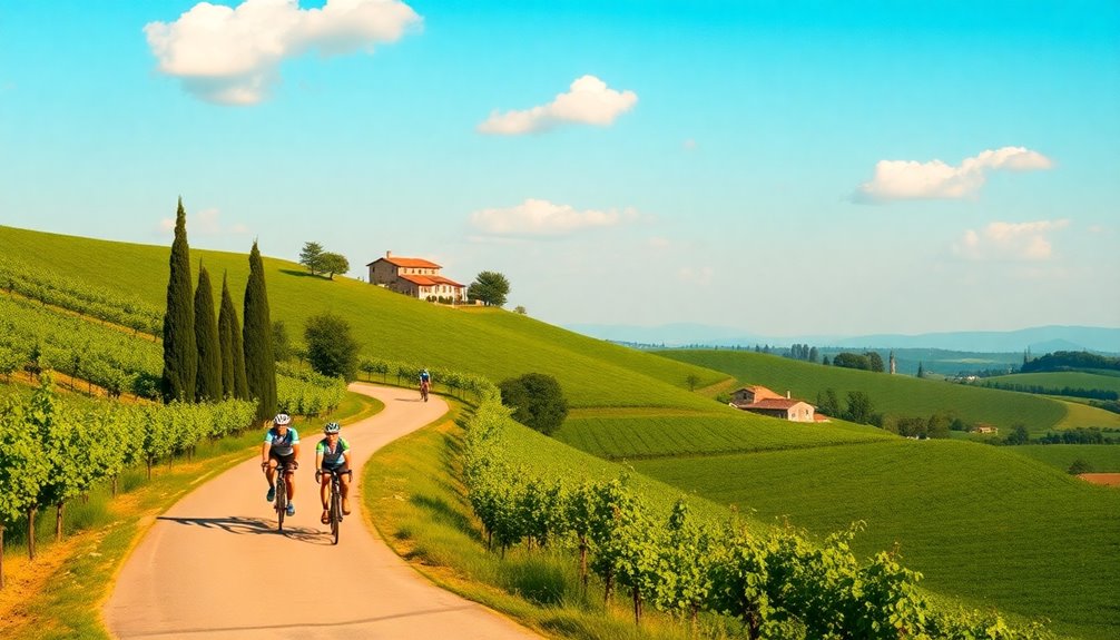 between lucca and versilia