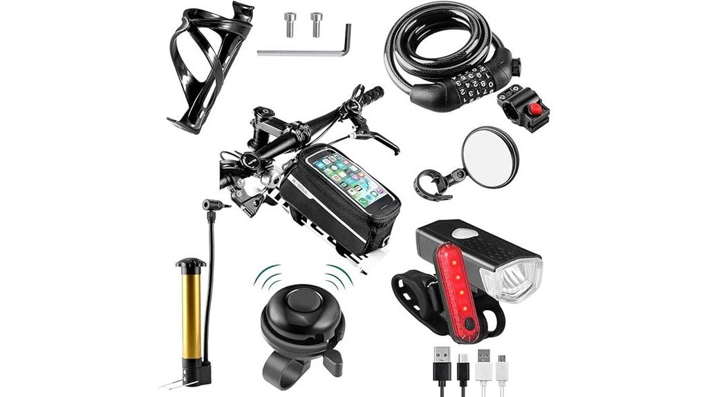 bicycle accessory set bundle
