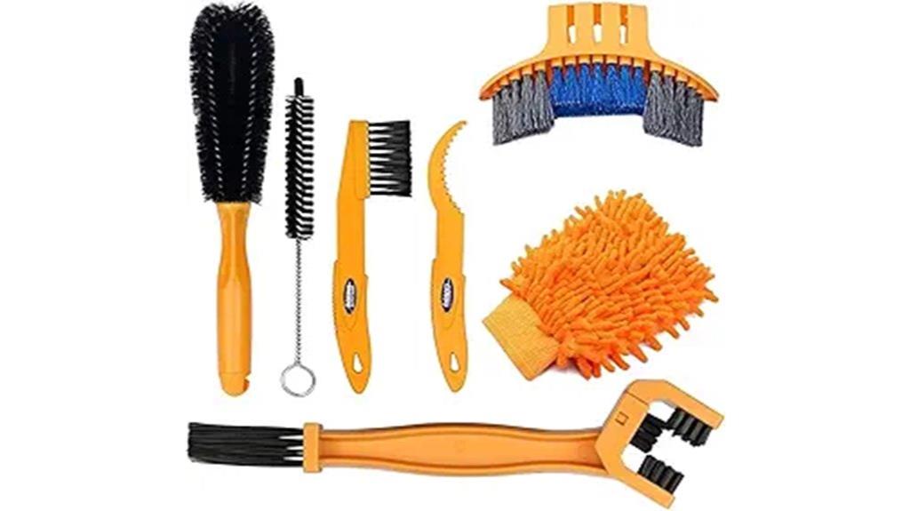 bicycle cleaning toolset collection