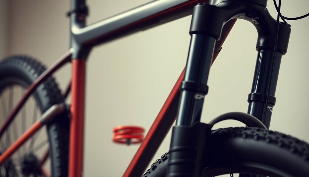 bicycle frame and fork