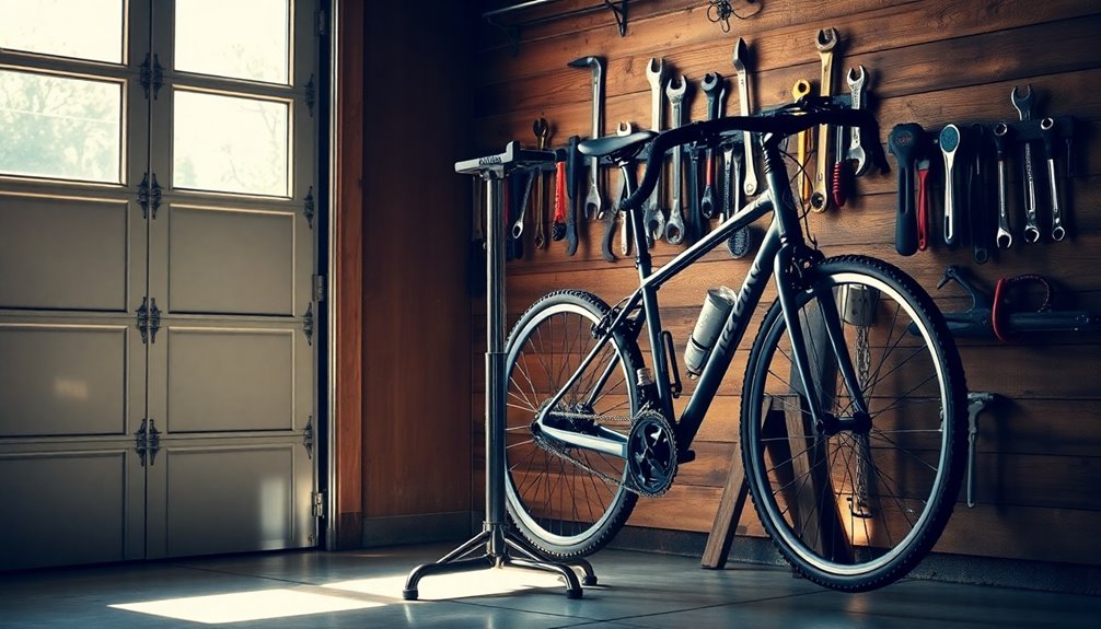 bicycle maintenance work station