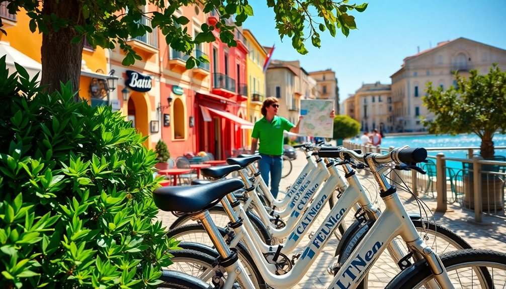 bicycle rental and tour logistics