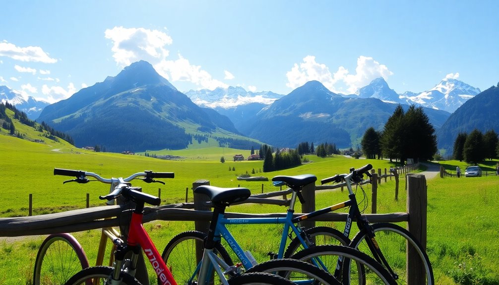 bicycle rental options available