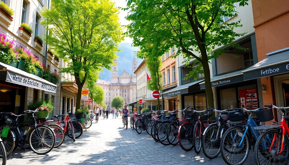 bicycle rental options available
