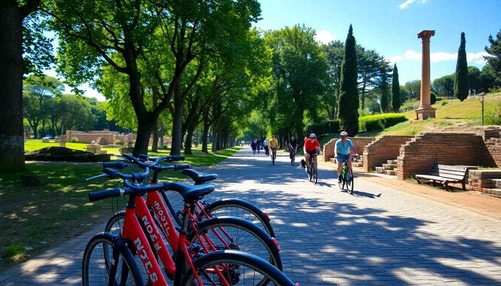 bicycle rental options available