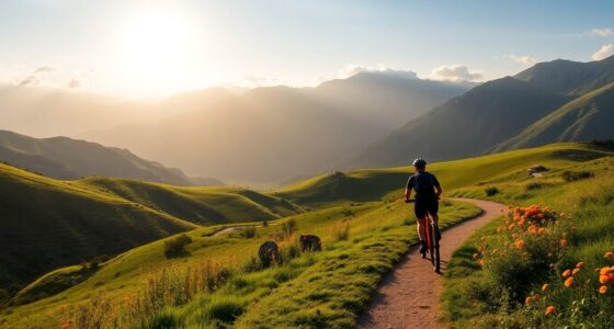 bicycle route from l aquila