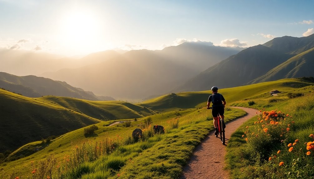 bicycle route from l aquila