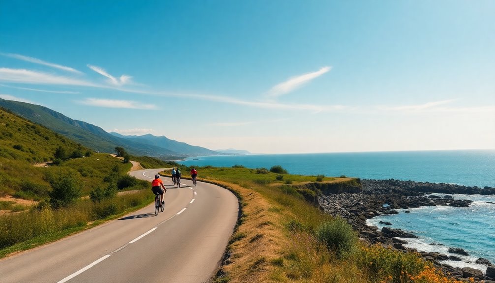 bicycle route overview summary