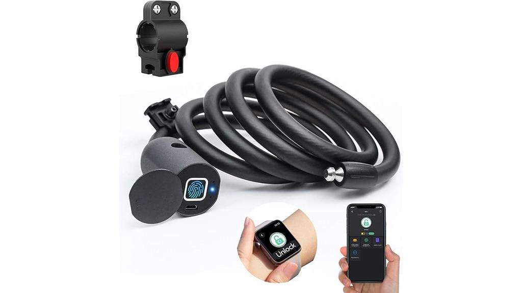 bicycle scooter fingerprint lock