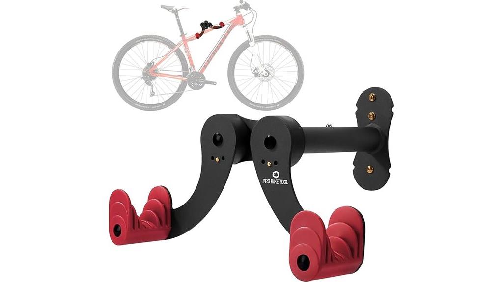 bicycle storage wall mount