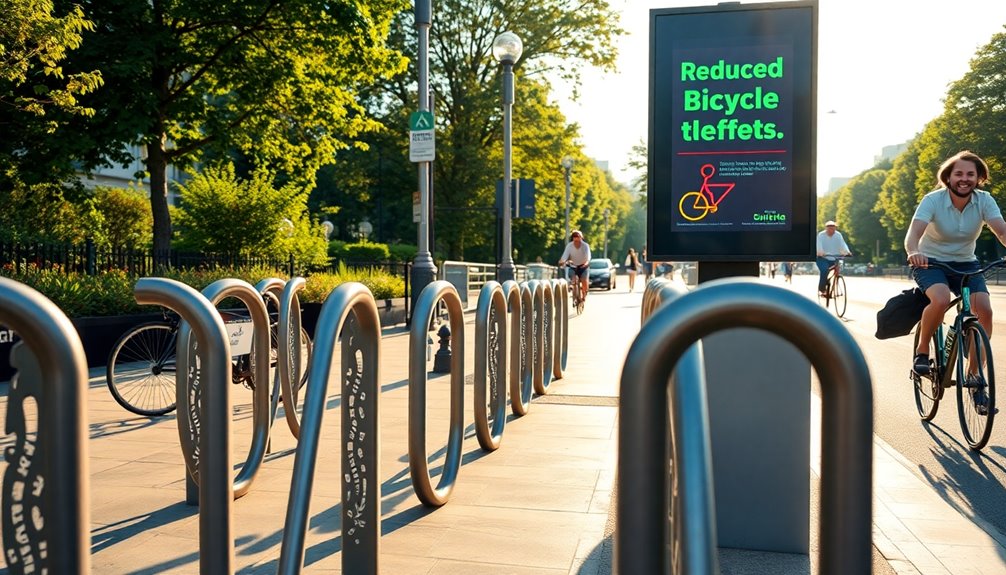 bicycle theft rate impact