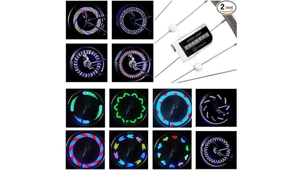 bicycle wheel illumination lights