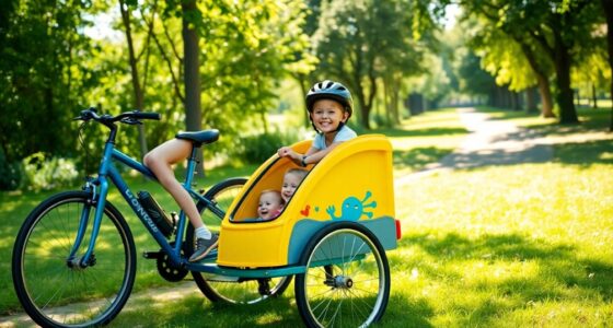 bicycle with child seat