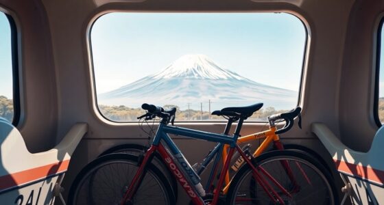 bicycles on japanese transport