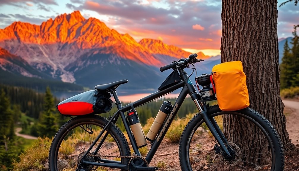 bike camping essential equipment