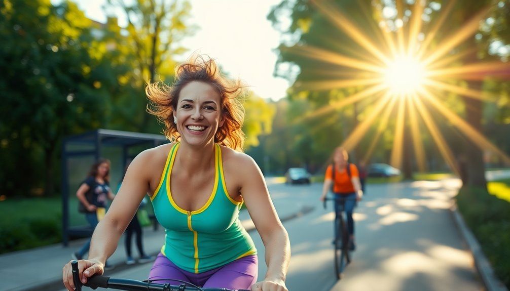 bike commuting boosts mental health