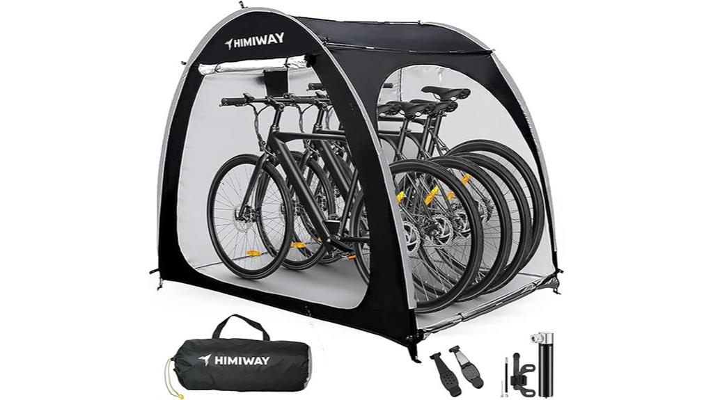 bike storage tent solution