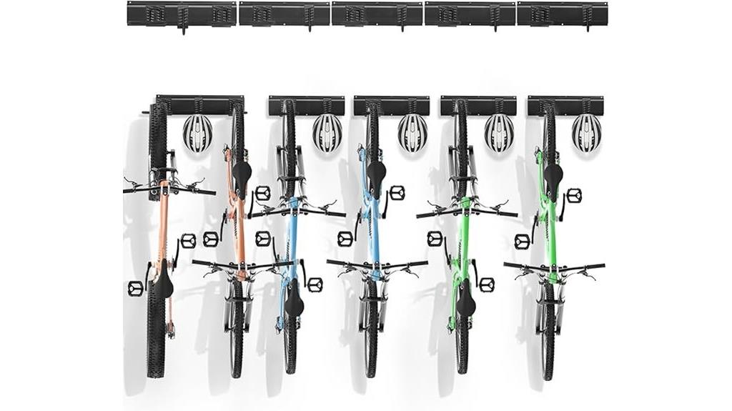 bike storage with accessories