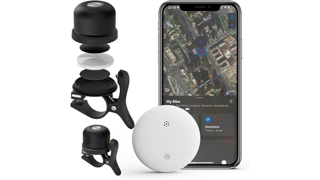 bike tracker with bell