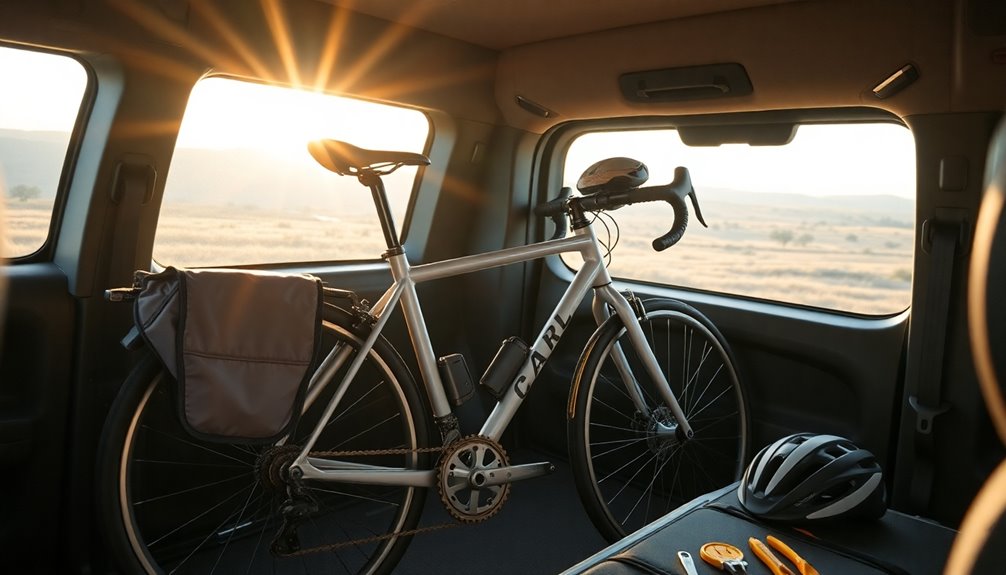 bike transport trip preparations