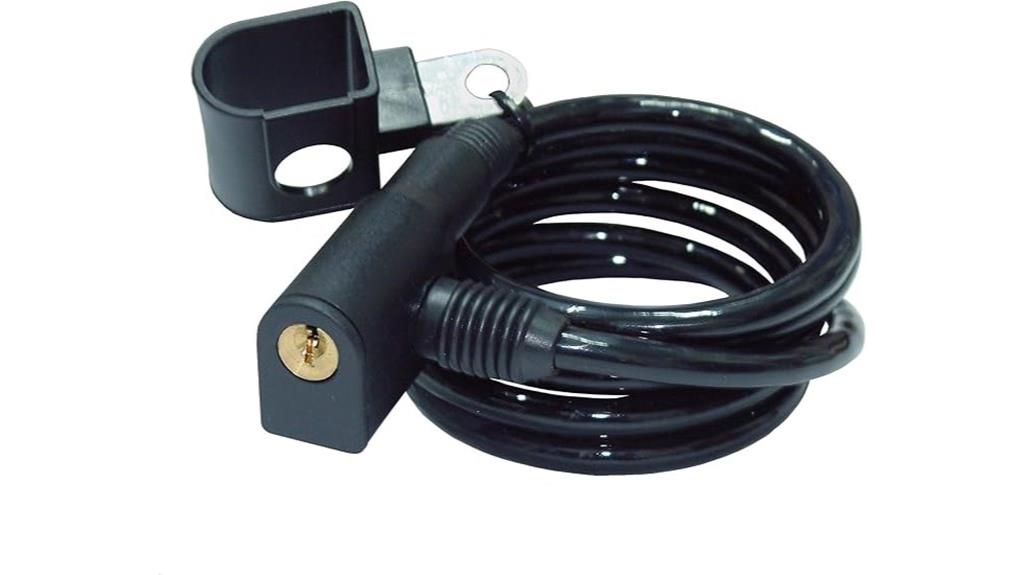 braided steel anti theft cable