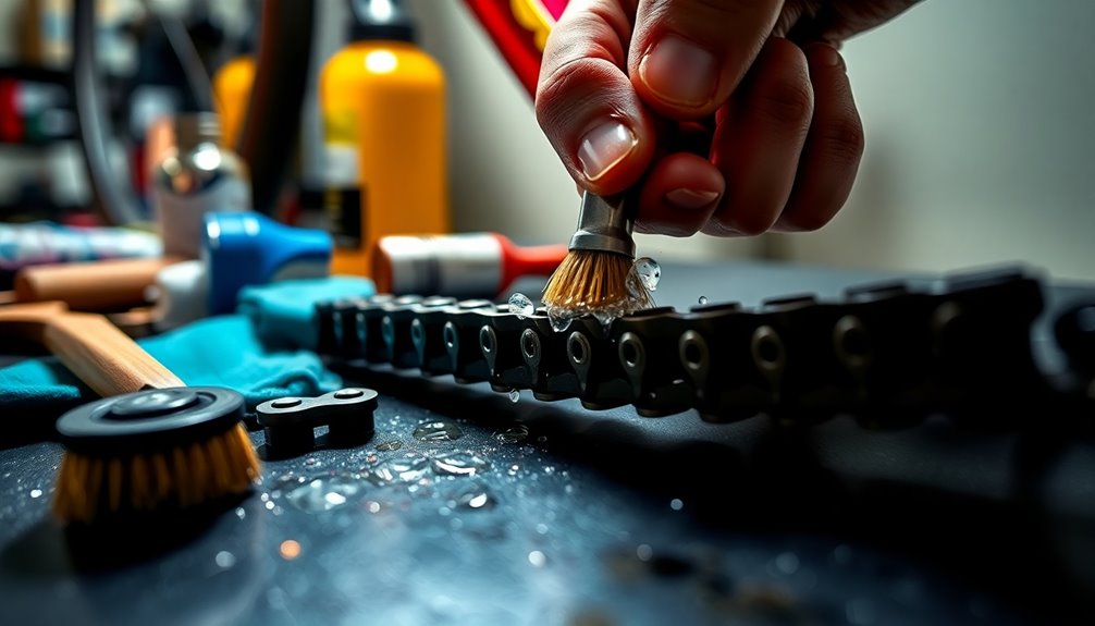 chain cleaning procedure steps