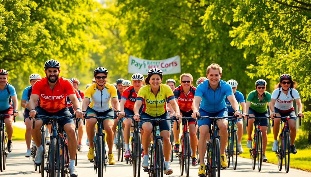 charity rides improve health