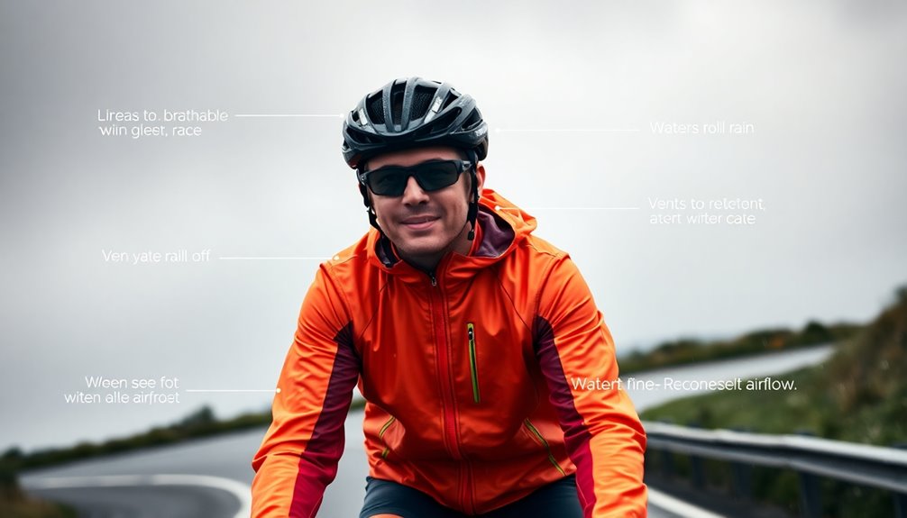 choosing breathable rain gear