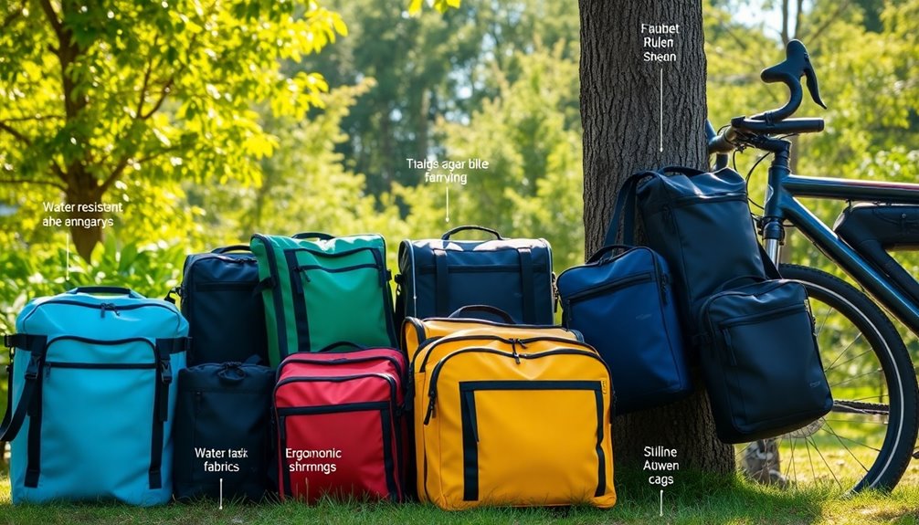 choosing hybrid bike bags