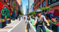 cities promoting cycling infrastructure