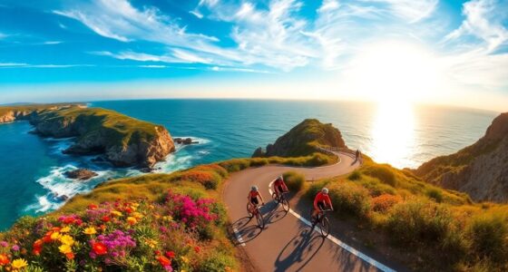 coastal cycling route italy
