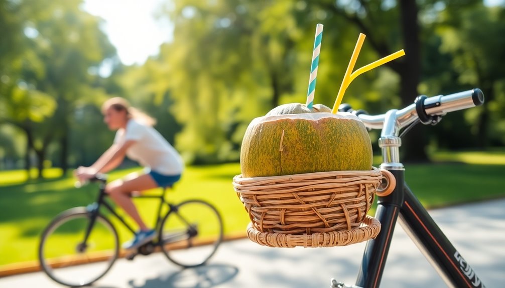 coconut beverage container accessory
