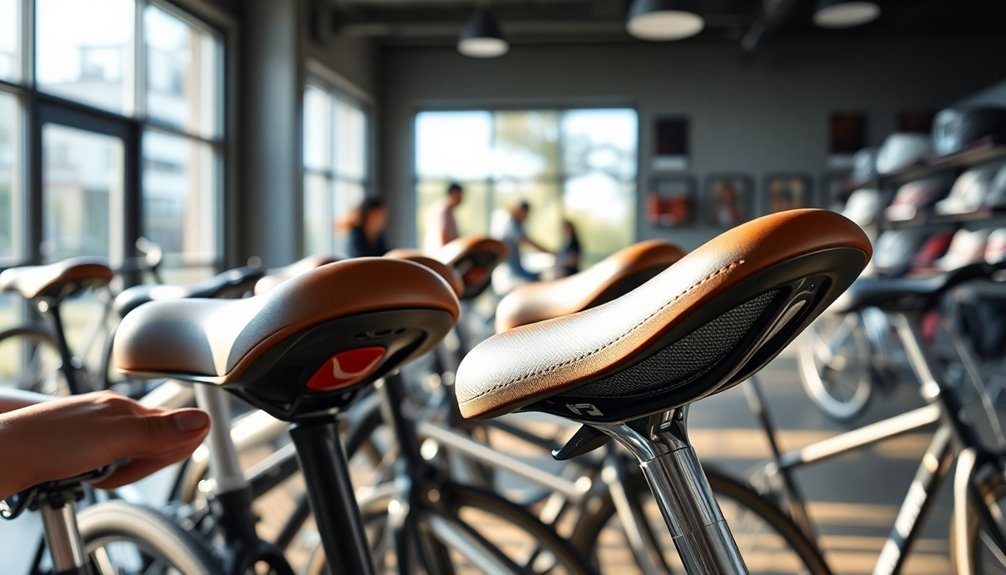 comfortable and safe bike seat