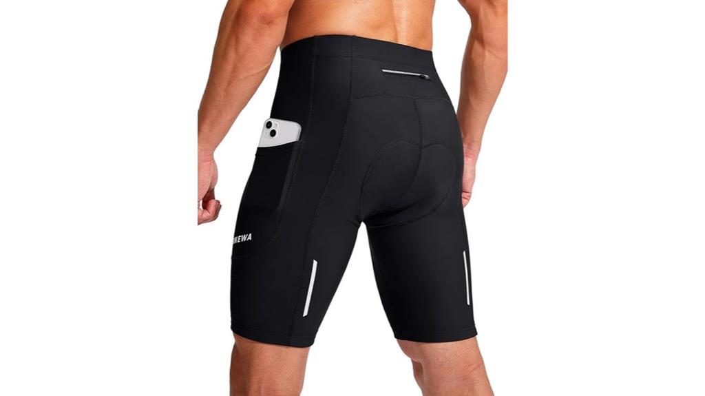 comfortable padded cycling shorts