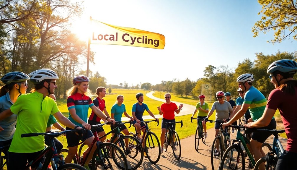 community camaraderie cycling support