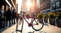 compact collapsible bike racks