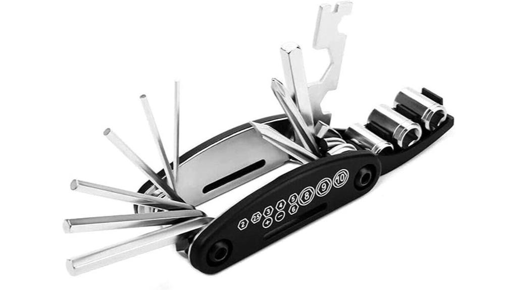 comprehensive mountain bike toolkit