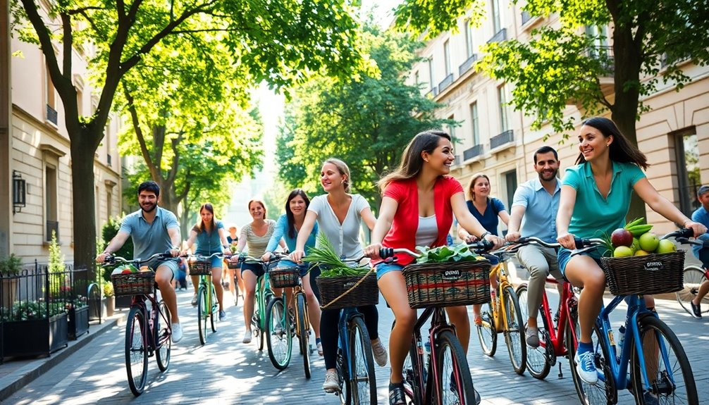 connect with cycling community