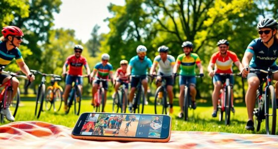 connecting cyclists through social media