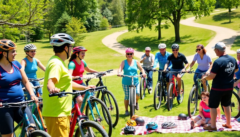 connecting with cycling enthusiasts