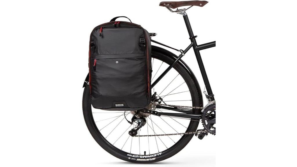 convertible pannier backpack design
