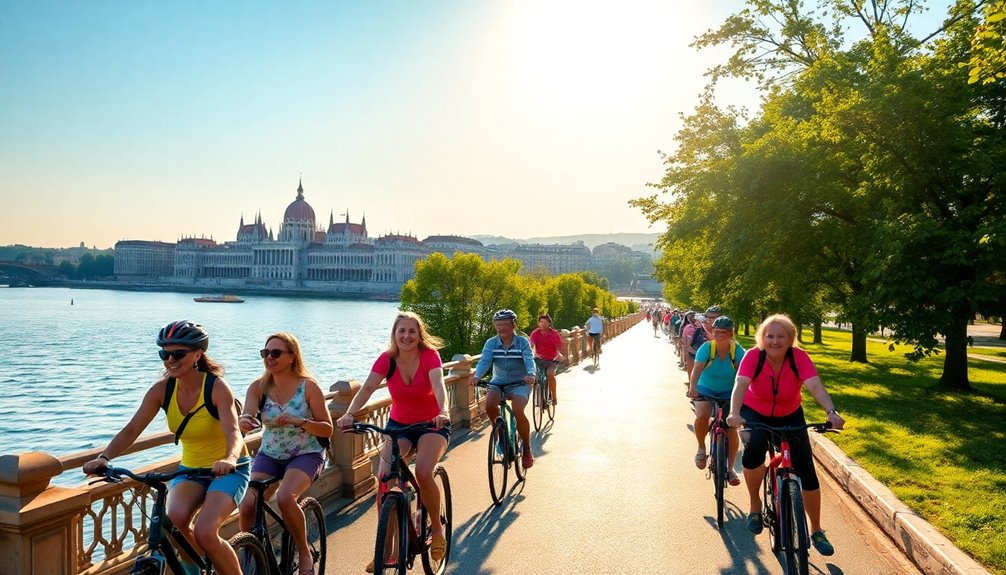 cycling along the danube
